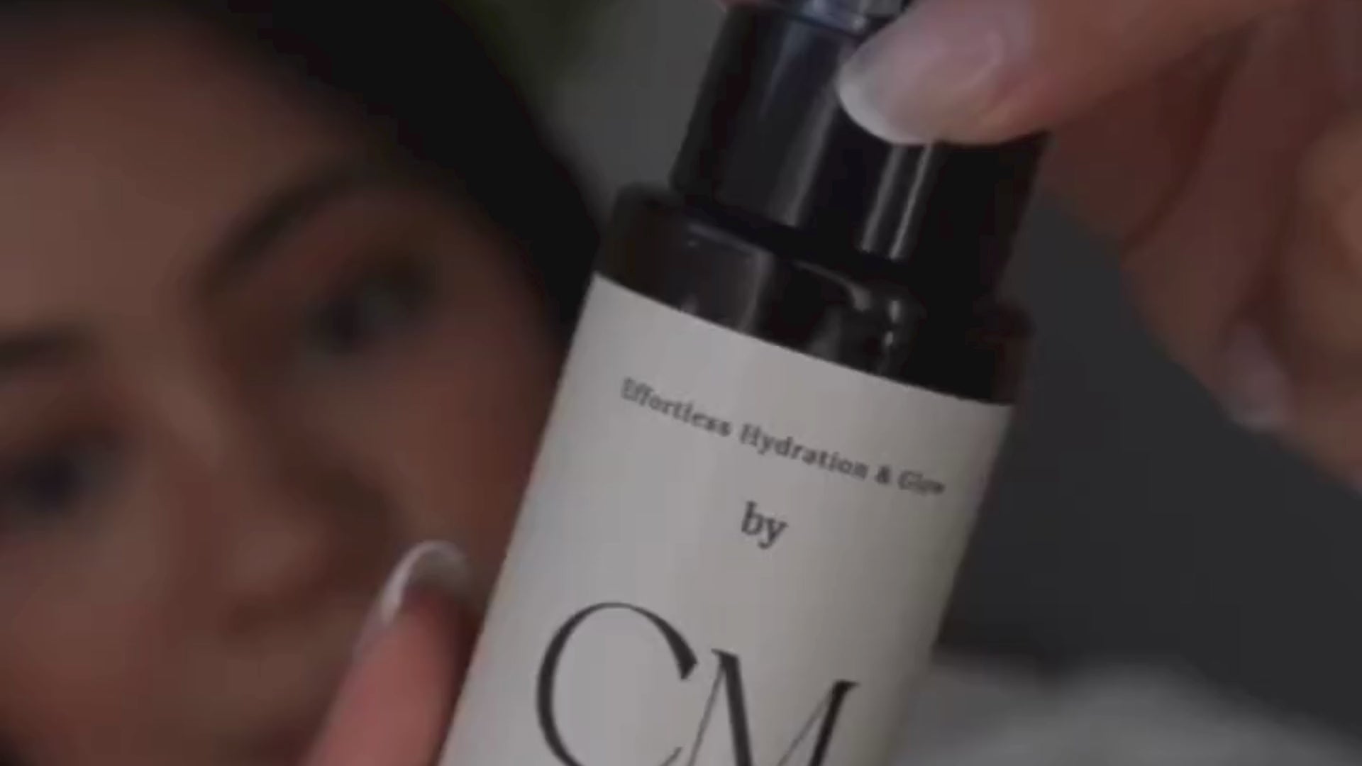 Load video: video of how to use the CM face mist 